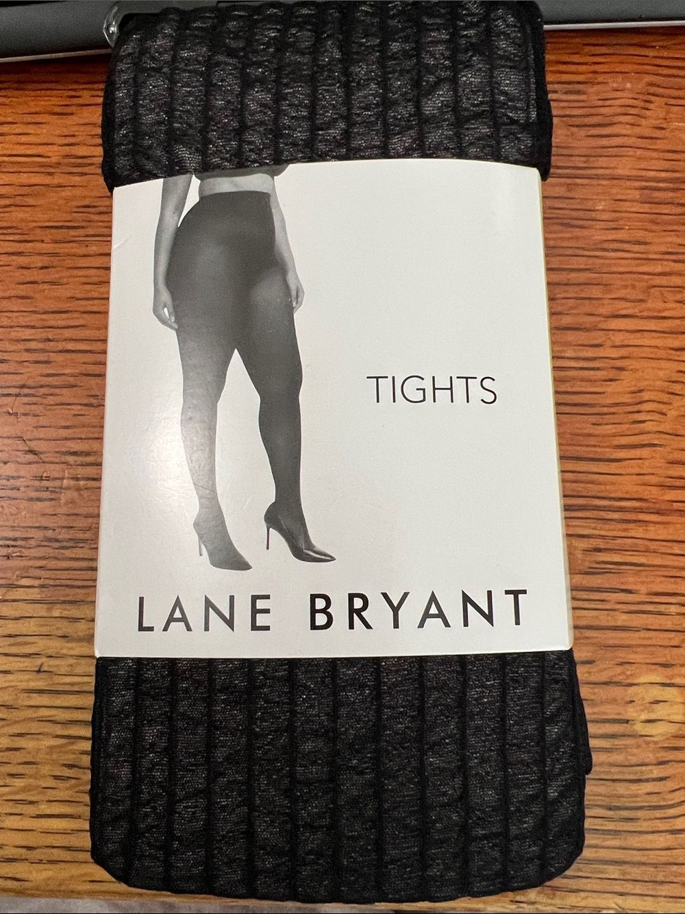 New Lane Bryant Womens E-F Plus Size Tights Black Holiday Evening Dressy